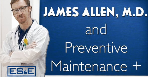 Graphic of a technician representing help with preventive maintenance.