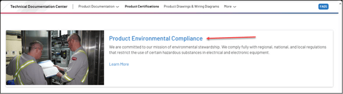 product environmental compliance