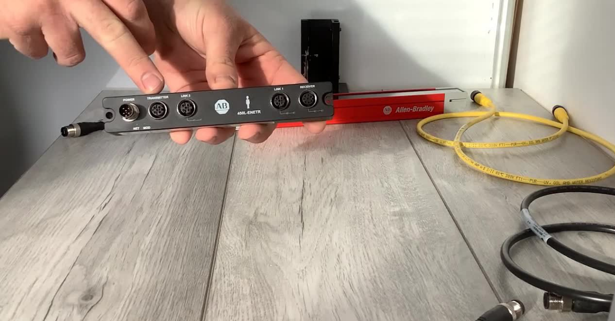The World's First CIP Safety Over Ethernet/IP Safety Light Curtain