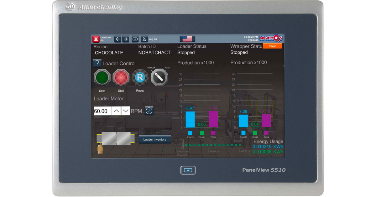 Panelview 6 Performance Models Optimize productivity with the PanelView 5510
